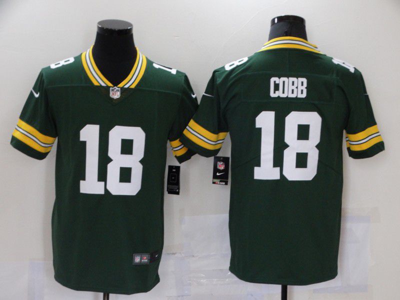 Men Green Bay Packers #18 Cobb Green Vapor Untouchable Limited Player 2021 Nike NFL Jersey->green bay packers->NFL Jersey